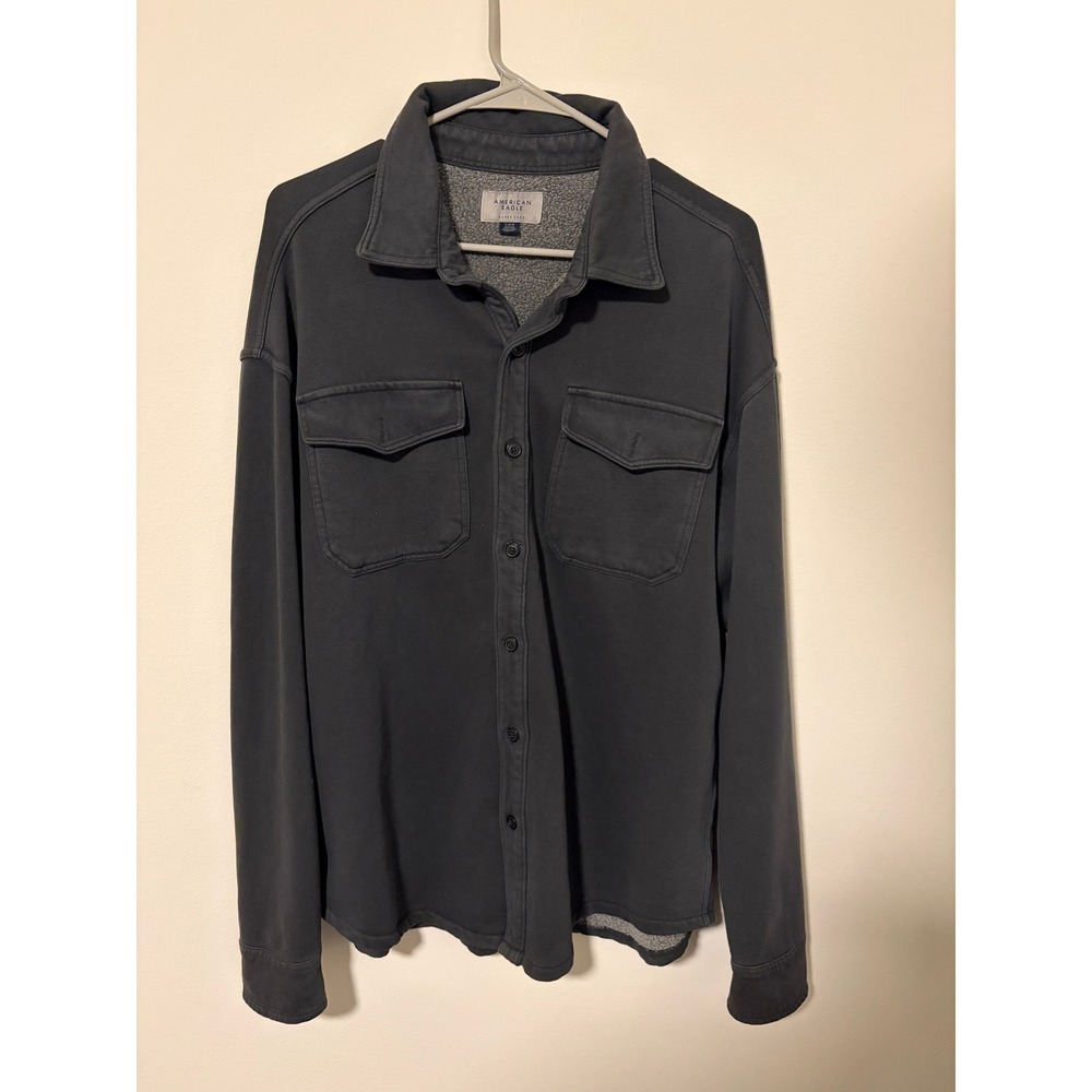 American Eagle Heritage Fleece Shirt Jacket